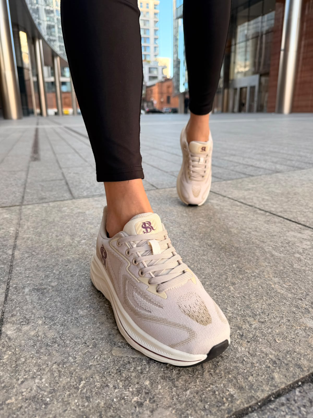 Sneakersy Damskie Sport Santorio 458 Beż