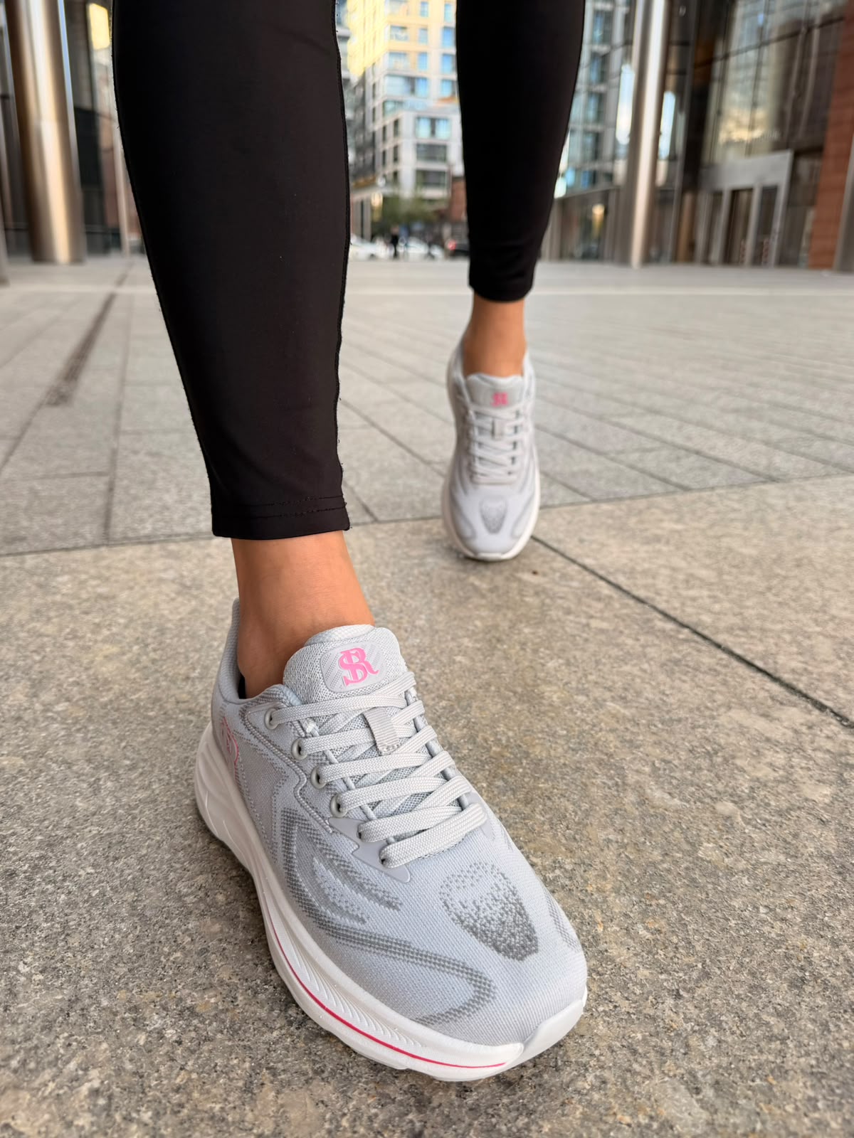 Sneakersy Damskie Sport Santorio 458 Szary